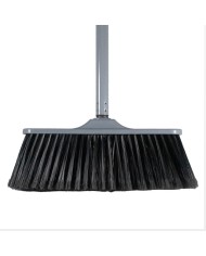 Escoba antiestática fina para interiores con bastón