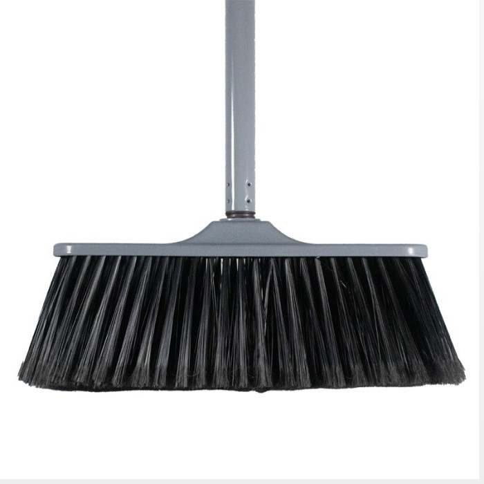 Escoba antiestática fina para interiores con bastón