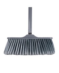 Escoba antiestática fina para interiores con bastón