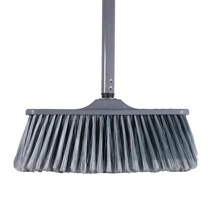 Escoba antiestática fina para interiores con bastón