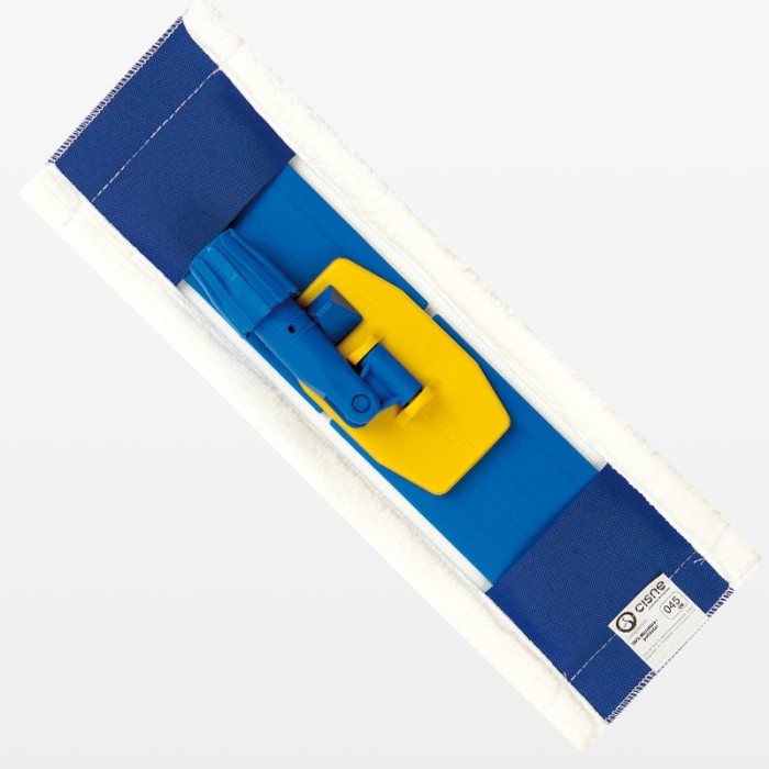 mop de microfibra 45 cm con bastidor de plástico plegable
